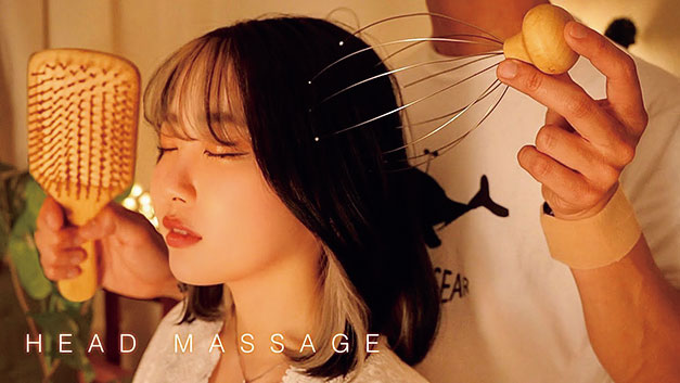 【ASMR】深い眠りのためのドライヘッドスパマッサージ(No Talking)[‪@TOKYOASMRMASSAGE‬コラボ]／benio店長 / ASMR屋さん