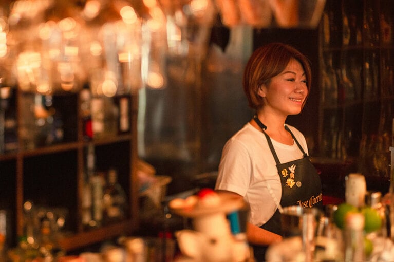 「このカクテルなら、テキーラは食中酒だということが実感してもらえると思います！」と店主の伊藤さん。