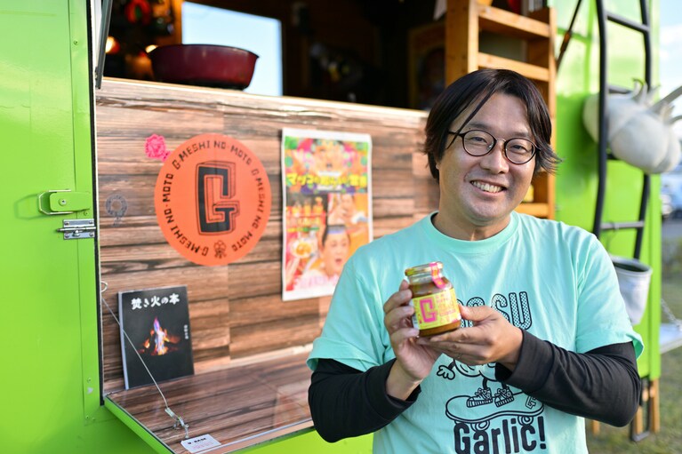 考案者の松倉広平さん。