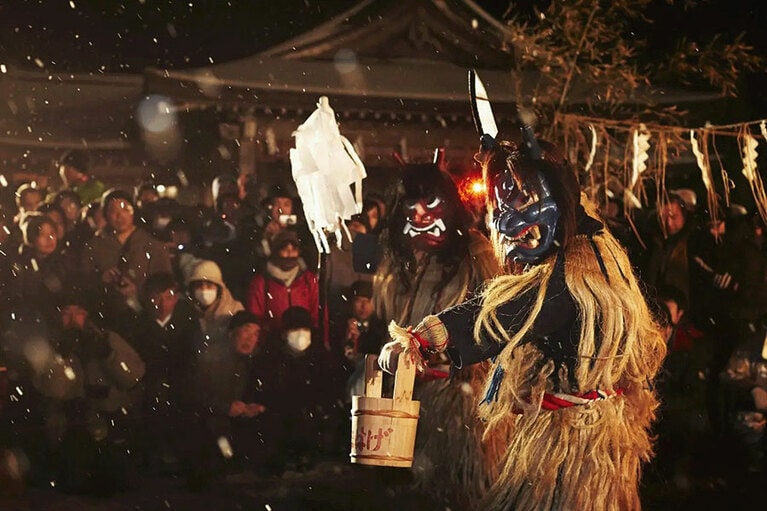 なまはげ柴灯まつり。