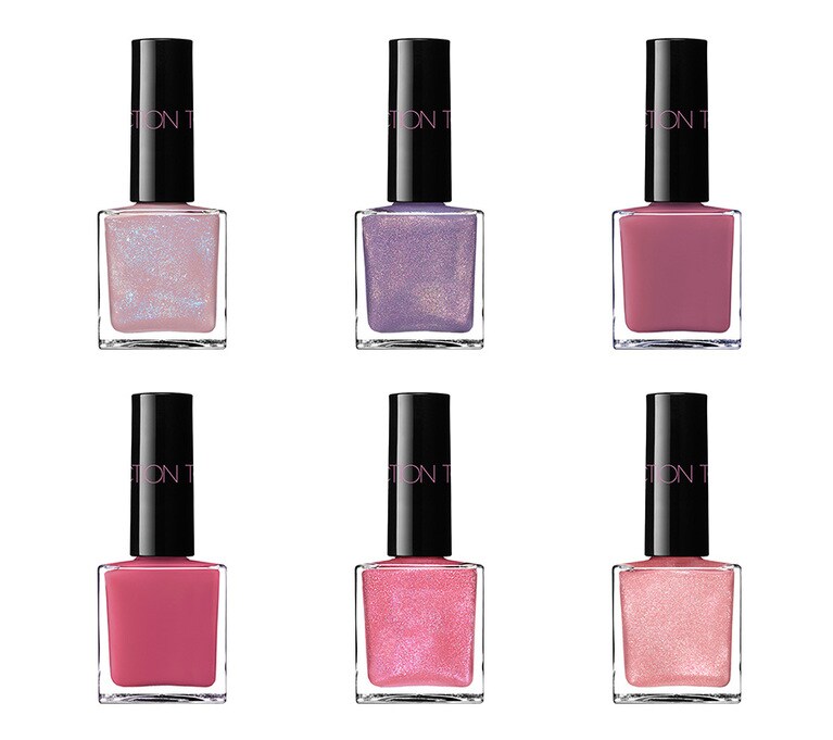 ザ ネイルポリッシュ “エターナル イン ピンク” 各1,980円。上段左から：120P、121P、122C　下段左から：123C、124P、125P。発売日：10月29日(金)