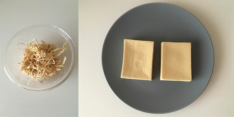 今回は切り干し大根と高野豆腐を使います。