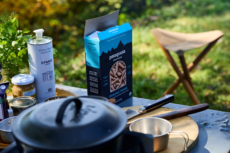 パタゴニア プロビジョンズのオーガニックパスタ。Taro Terasawa(C)2024Patagonia, Inc.
