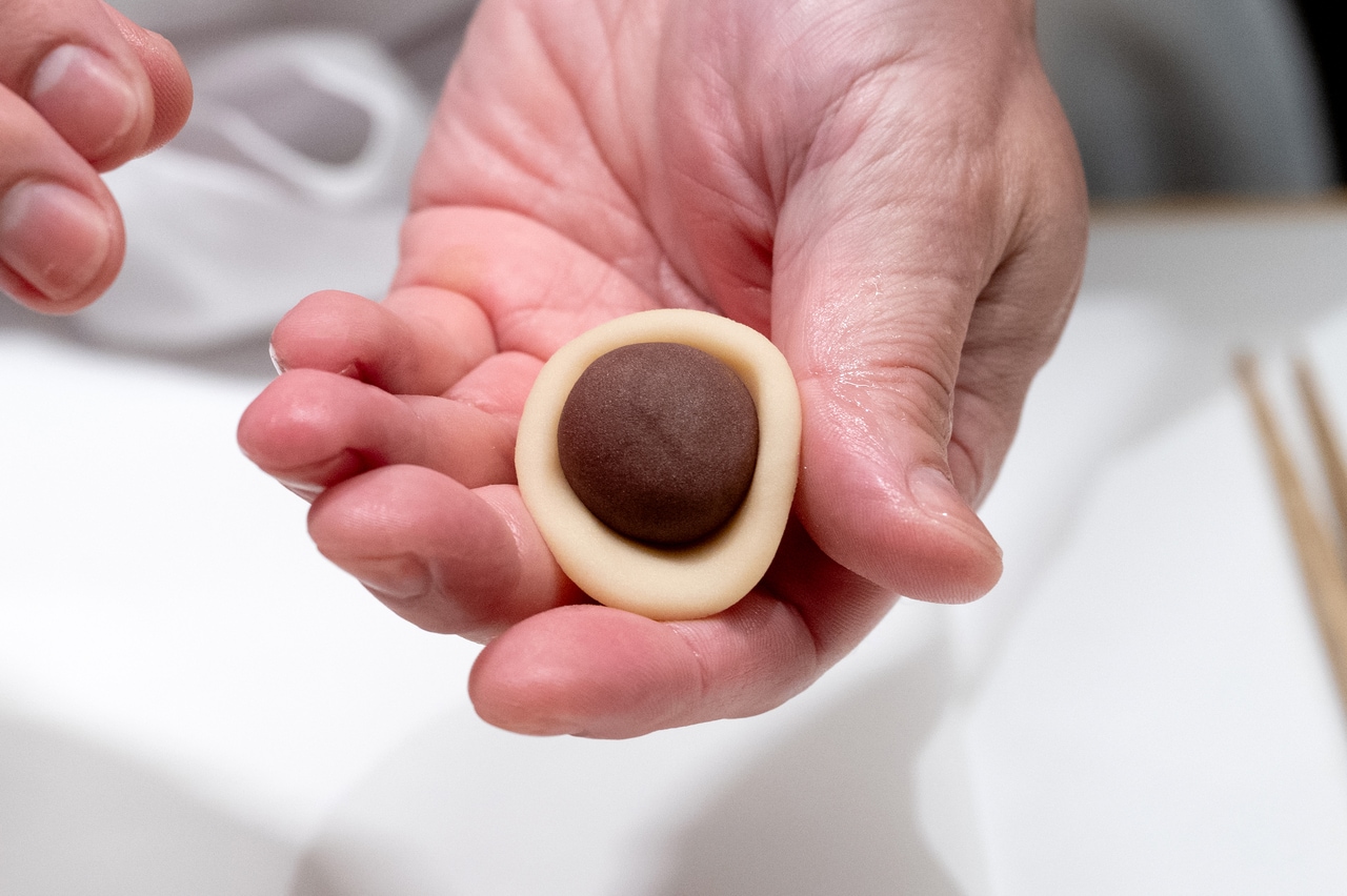 きんとんの中心になる部分。