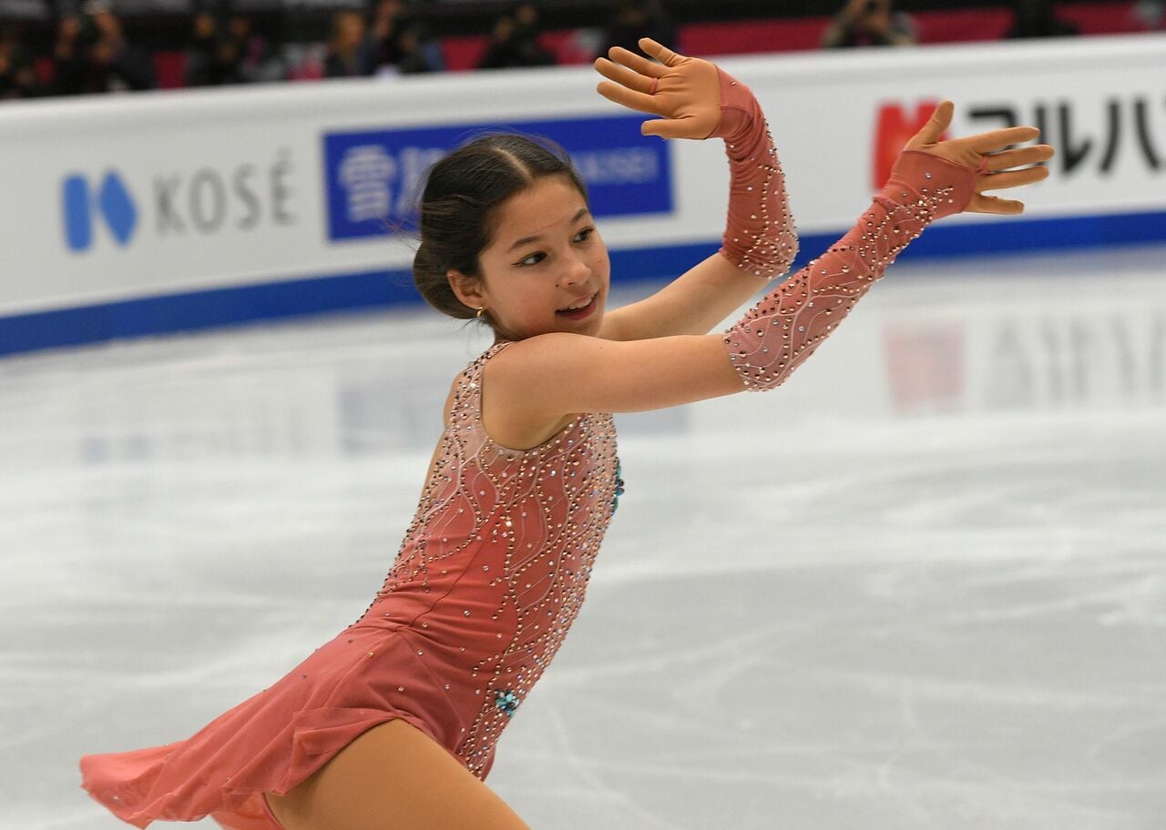 ジュニア時代のアリサ・リュウ（2019年フィギュアGPファイナルで）　©SPUTNIK_時事通信フォト