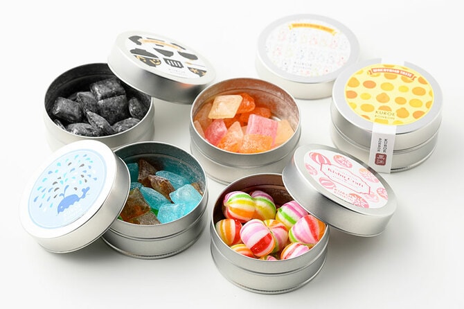 2ページ目)【和歌山県】かわいい「飴缶」 カラフルな飴を多彩な