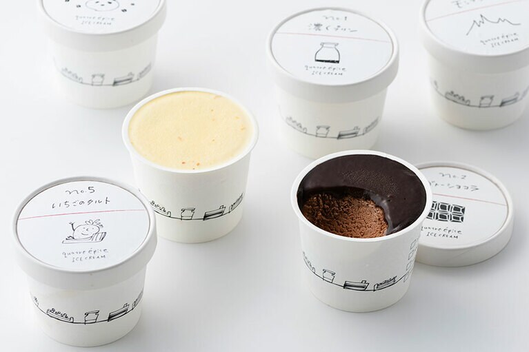 アイスクリーム 6個 2,397円(税込)／quatre épice(キャトル エピス)