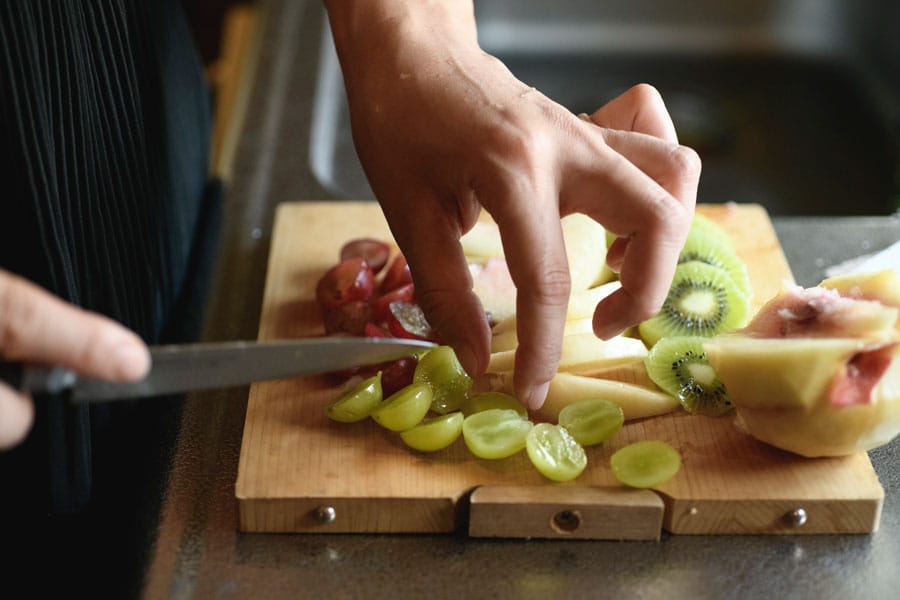 フルーツのサイズや切り方はお好きなように！