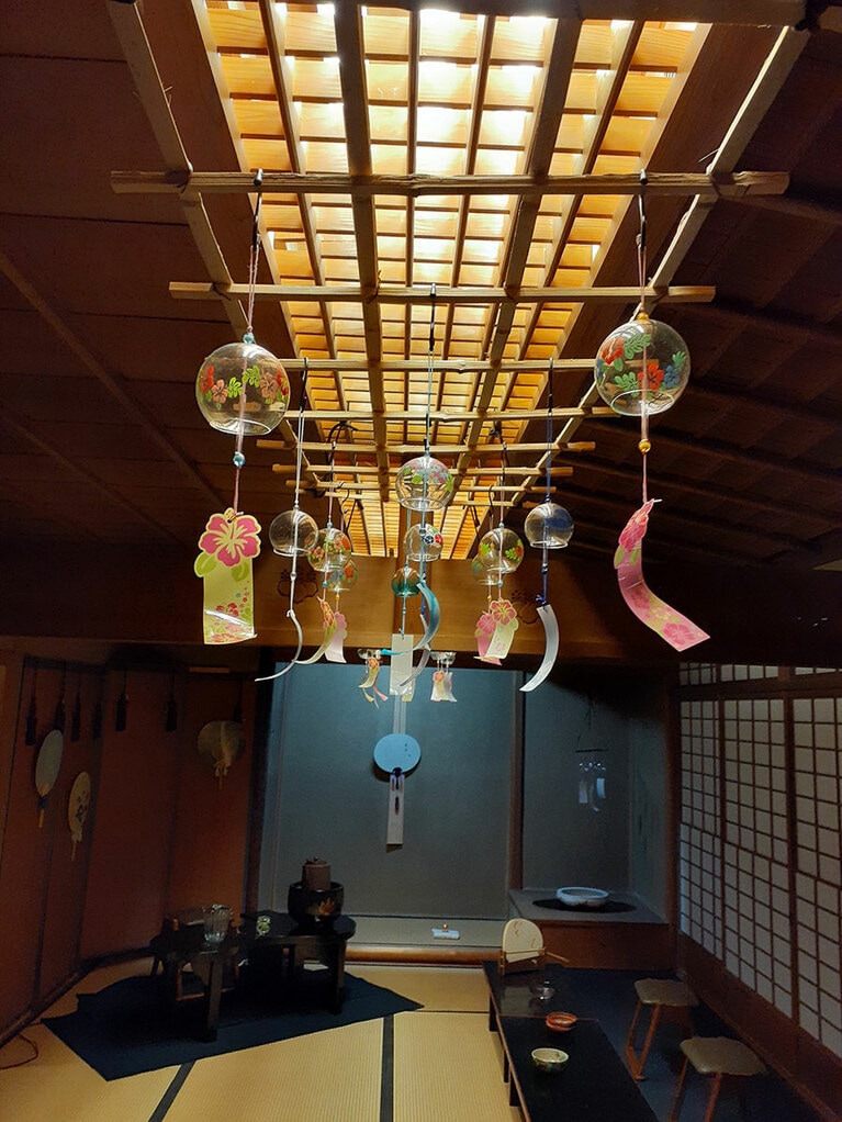 高台寺　夕涼み浴衣のお茶会。