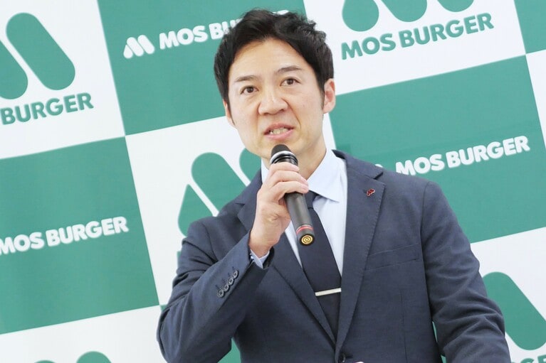 モスバーガー・商品開発本部の青山哲久さん。