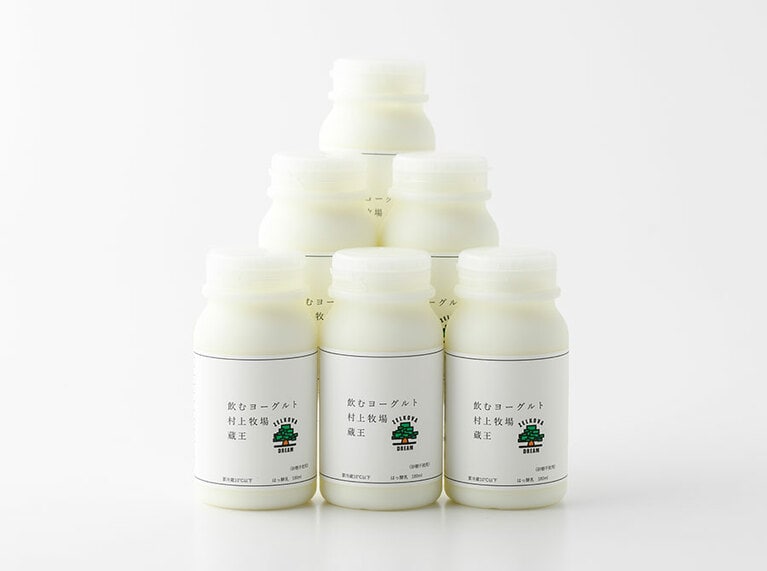 ゼルコバドリーム ヨーグルト工房Atreyu「蔵王 村上牧場のむヨーグルト」各180ml 232円／宮城県