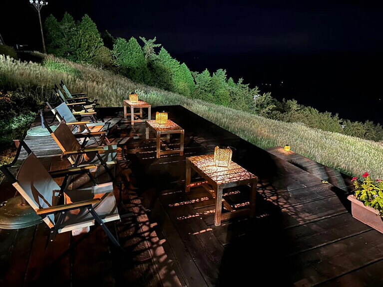 大山ますみず高原リフト オータムナイト。