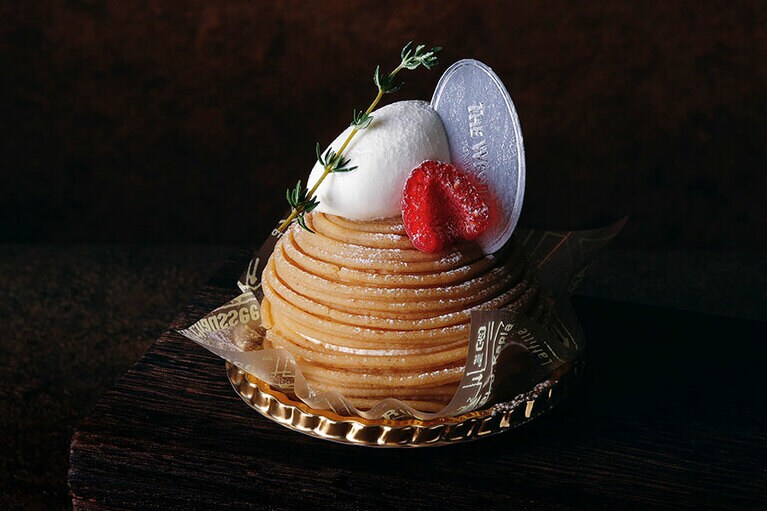 「りんごとフロマージュブランのモンブラン」1,000円。