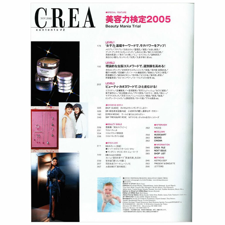 2005年11月号目次。