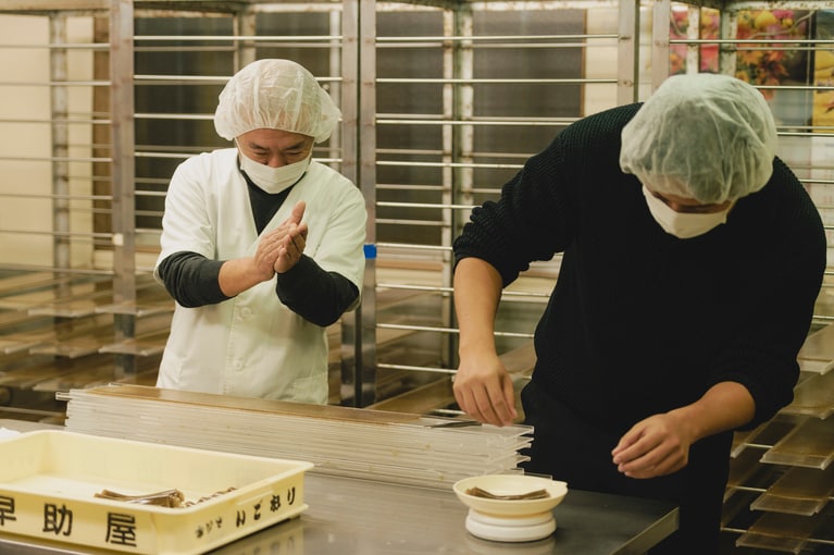 最後はピッタリ大成功。山内さんも拍手で祝ってくれた。
