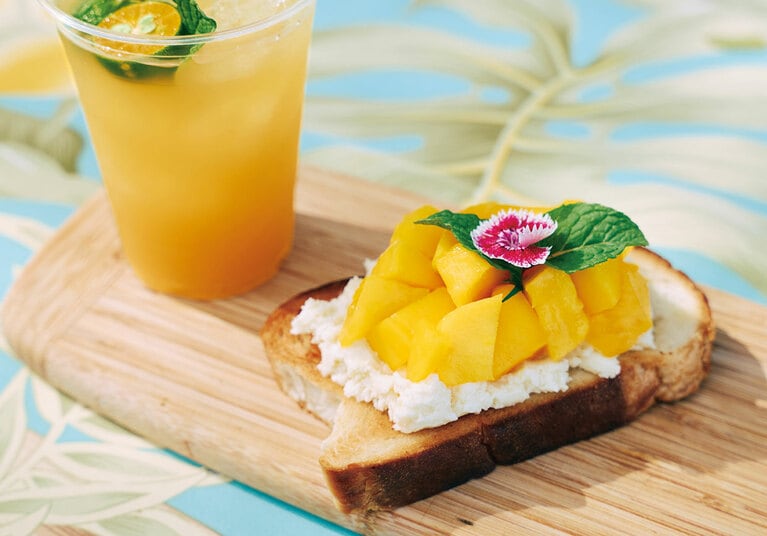 「Mango Toast」9ドル。