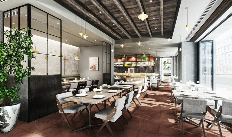 「イル カルディナーレ 銀座コリドー店 クッチーナ イタリアーナ」の内観イメージ。