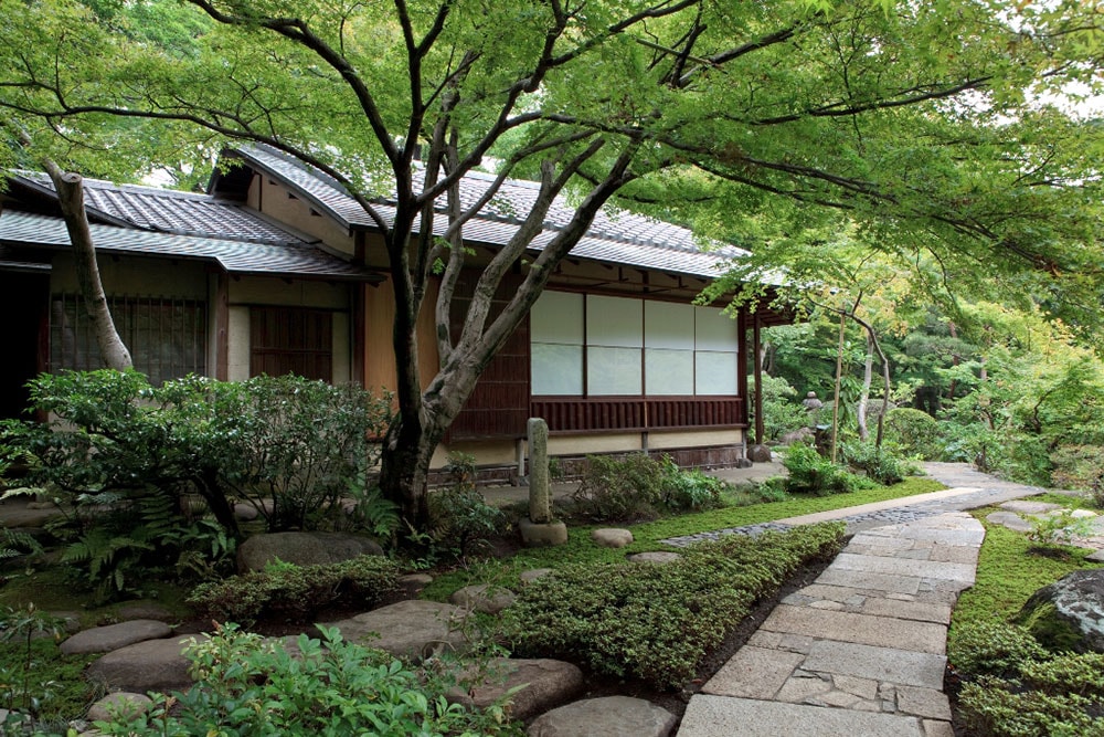 4棟の茶室は江戸末期～明治期に建設されたものを移築。