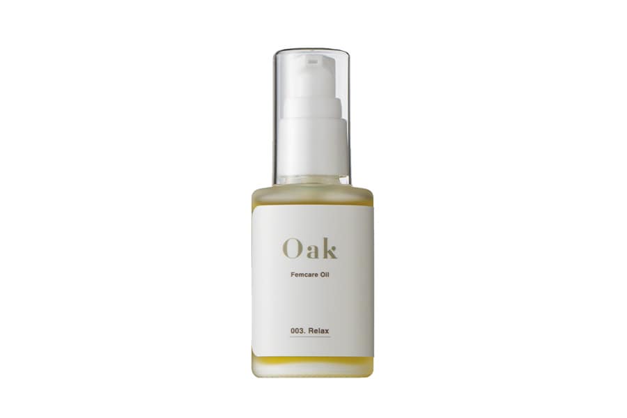 Oak「フェムケアオイル 003 リラックス」30mL 4,320円／VISTA