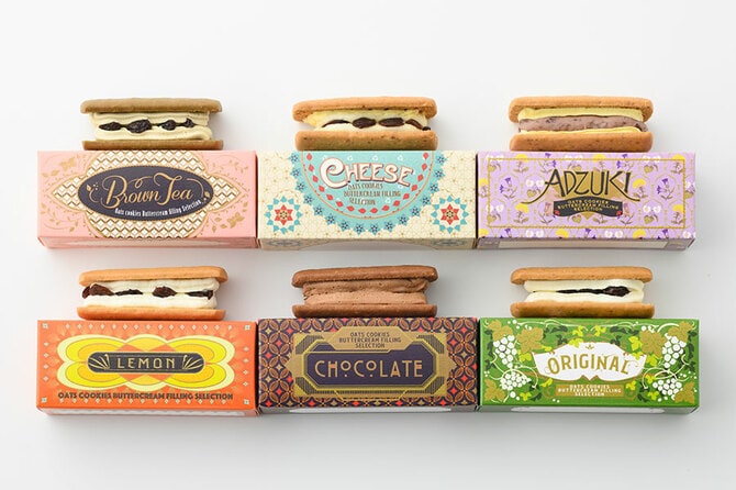 Oats Cookies Buttercream Filling Selection 各430円~/Huffnagel(フフナーゲル) 初出日:2025年7月19日