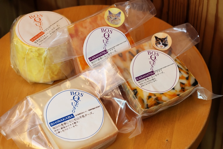 Japan Cheese Awardsで最優秀部門賞を受賞したチーズの数々。