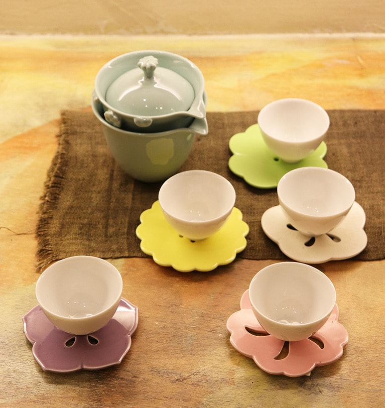 「九份茶坊」で販売されていた可愛らしい茶器セット。