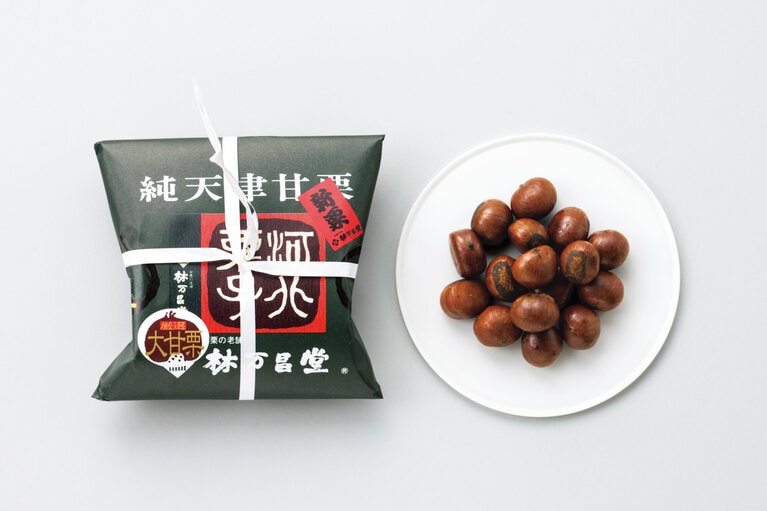 【亀井 彬さんのベストギフト】袋入り甘栗 厳選大甘栗 200g 940円／甘栗の老舗 林万昌堂