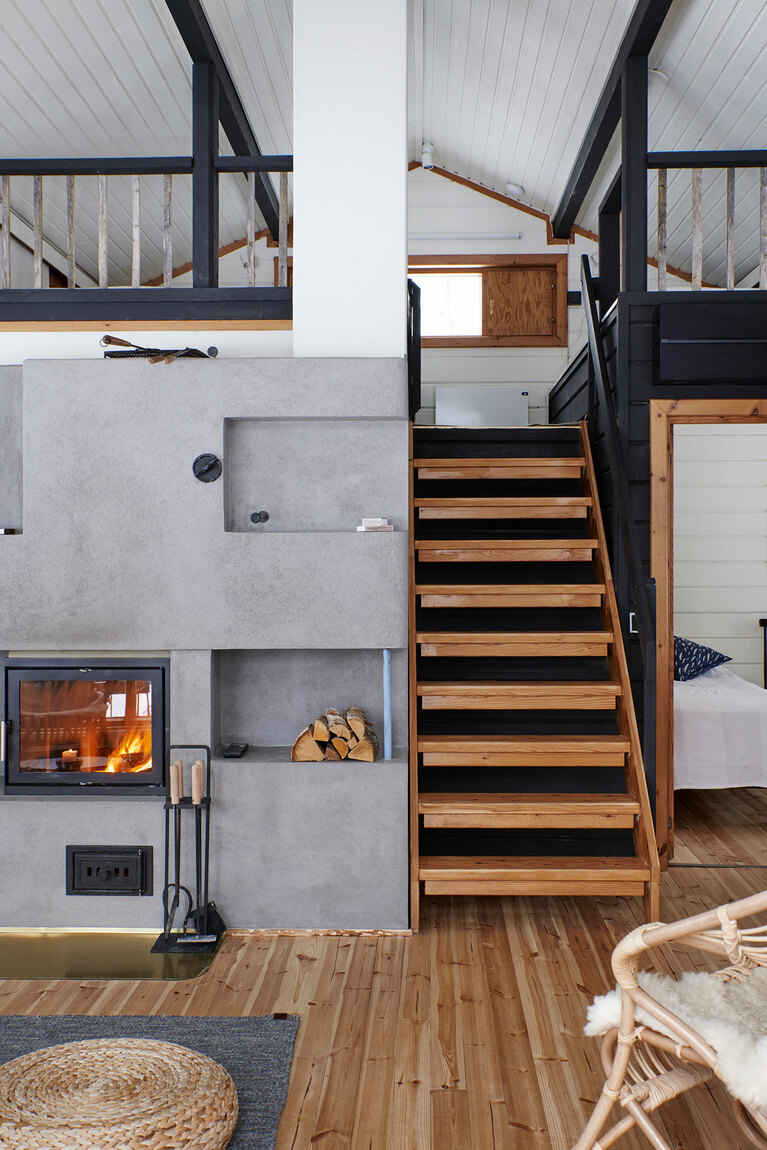 2020年に全面改装された“ヴィラ・イヴァリ”はクオリティの高いモダンなエコロッジ。©Hawkhill Cattage Risort