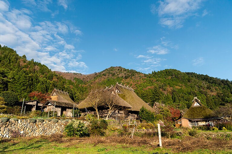 まるで昔話のような風景。