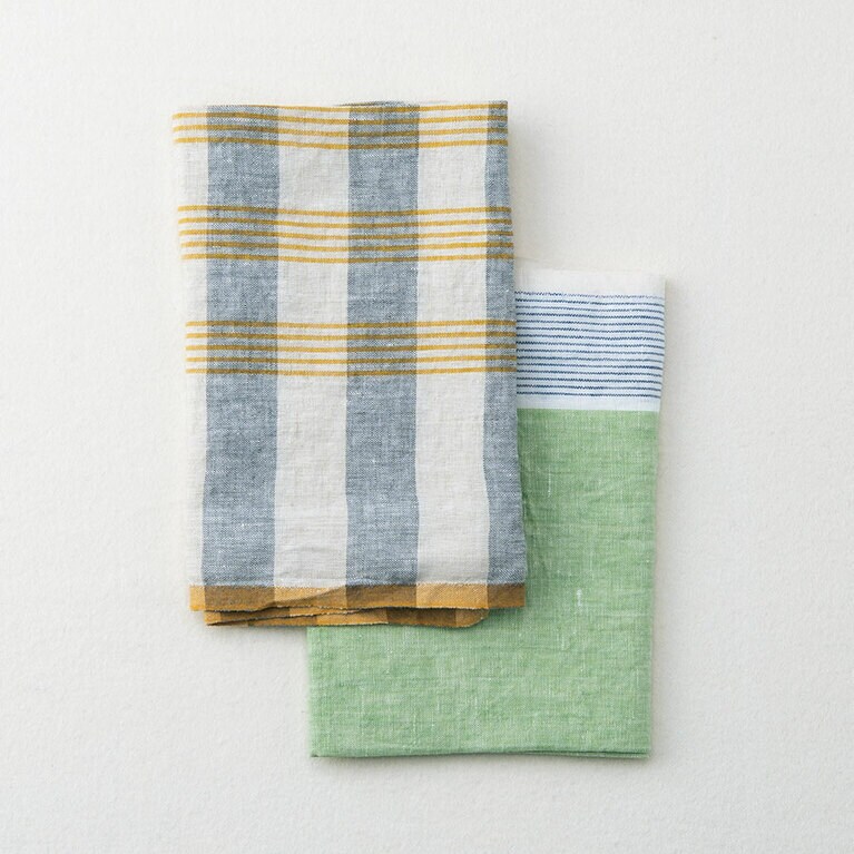 リーノ・エ・リーナのキッチンクロス 各1,300円／リーノ・エ・リーナ