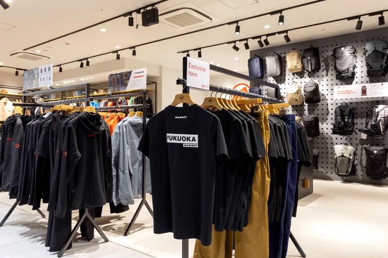 “日本一楽しい街”博多に誕生した日本一楽しいアウトドアストア「マムート 福岡天神」