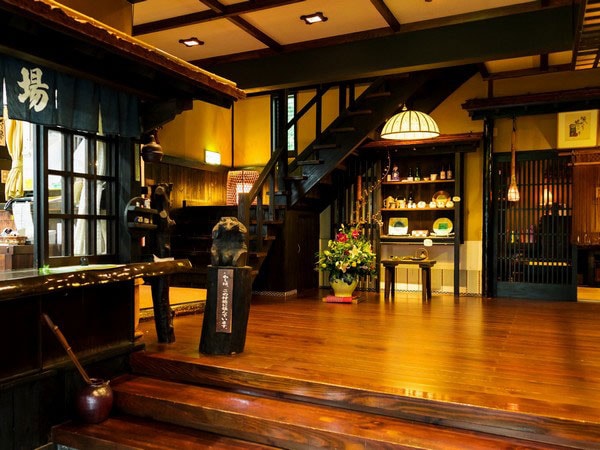 山の宿 新明館［熊本／黒川温泉］玄関。