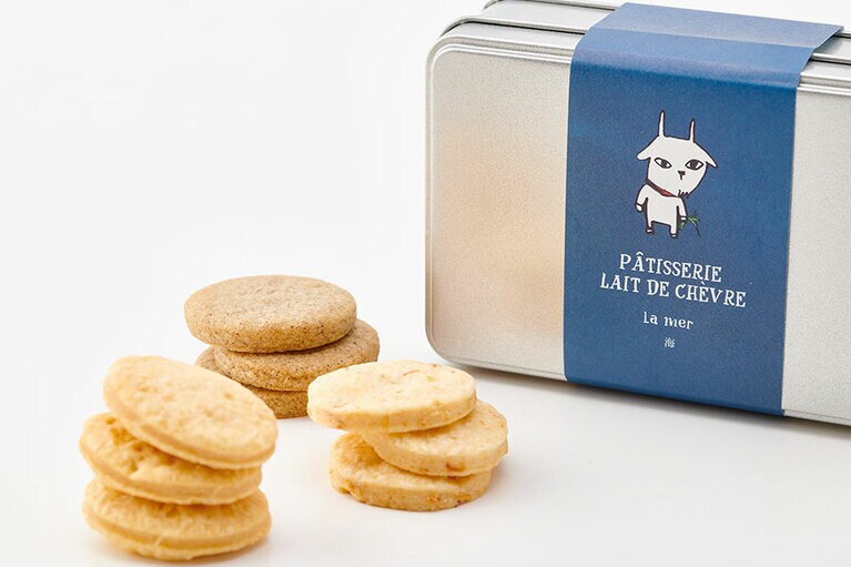 【岩手県】ヤギミルククッキー 海 18枚入り 850円／パティスリー レ・ド・シェーブル