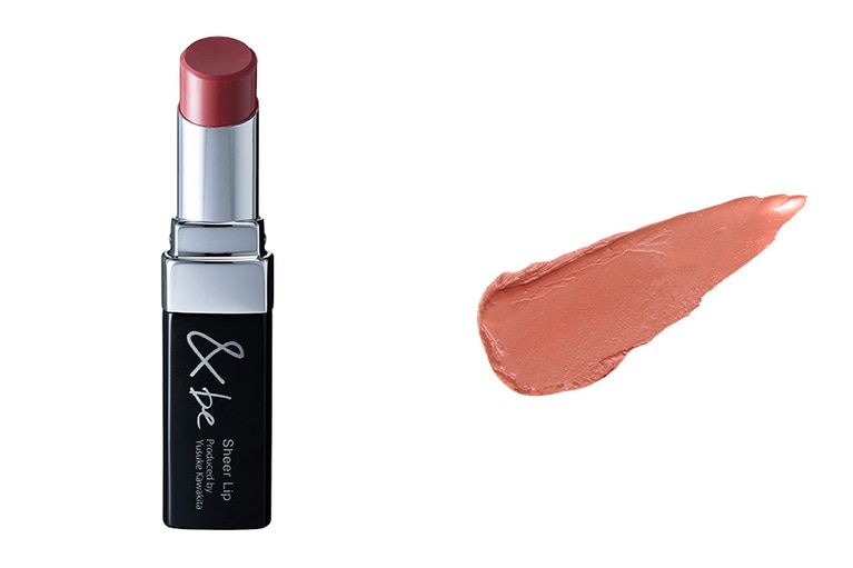 ＆be シアーリップ ヌードピンク。