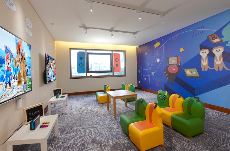 ホテル6階にあるキッズプレイエリア。