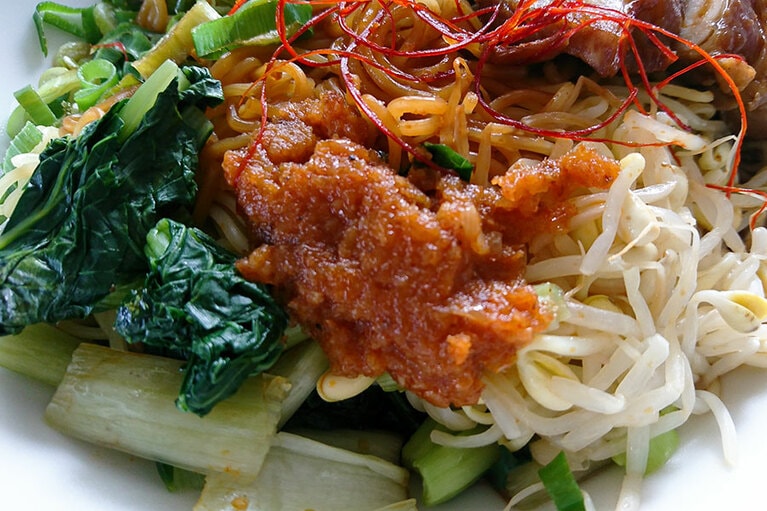 赤い海老辛味噌が本当にうまい！