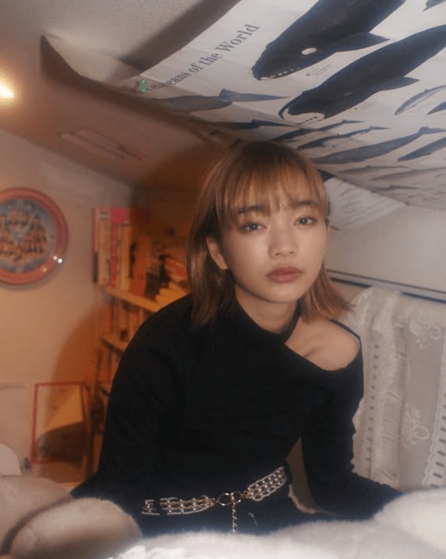 役作りで金髪にしたことも（見上愛のインスタグラムより）