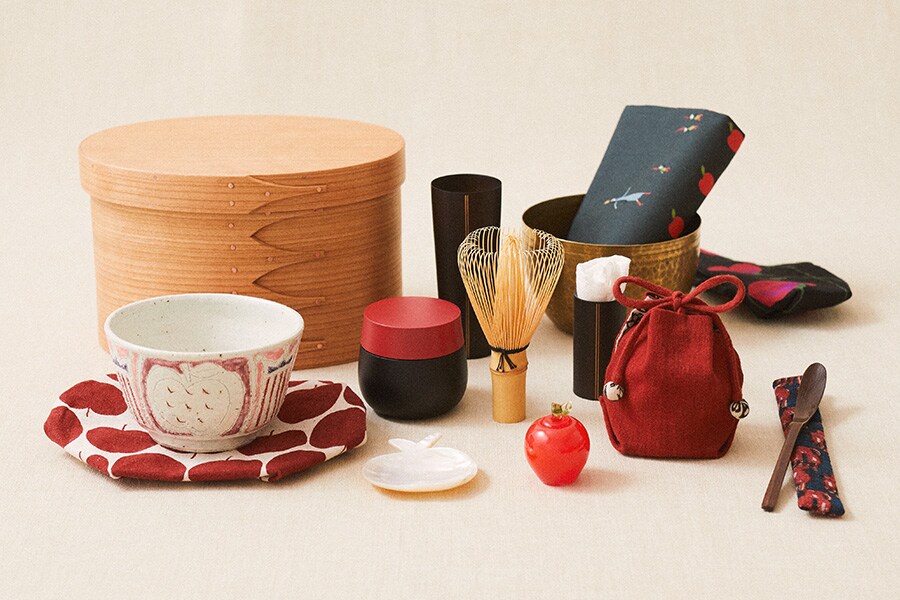 嘉門工藝　茶籠セット お茶時間がもっともっと幸せに 【嘉門工藝】の茶籠・茶箱セット | 写真
