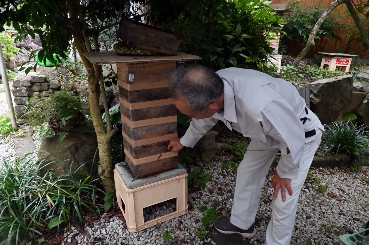 丸太をくりぬいた丸洞から進化させた重箱型。