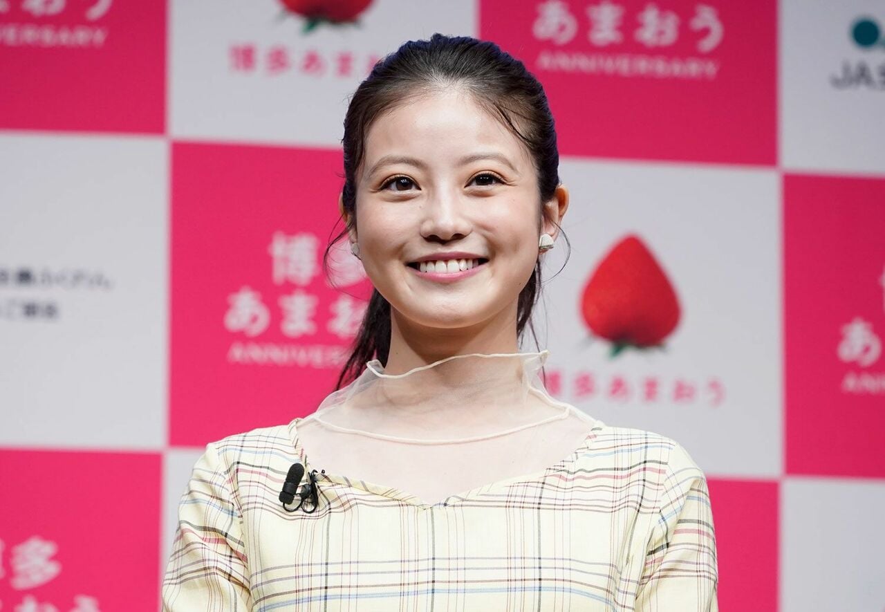 ヒロイン・のぶを演じる今田美桜　©時事通信社