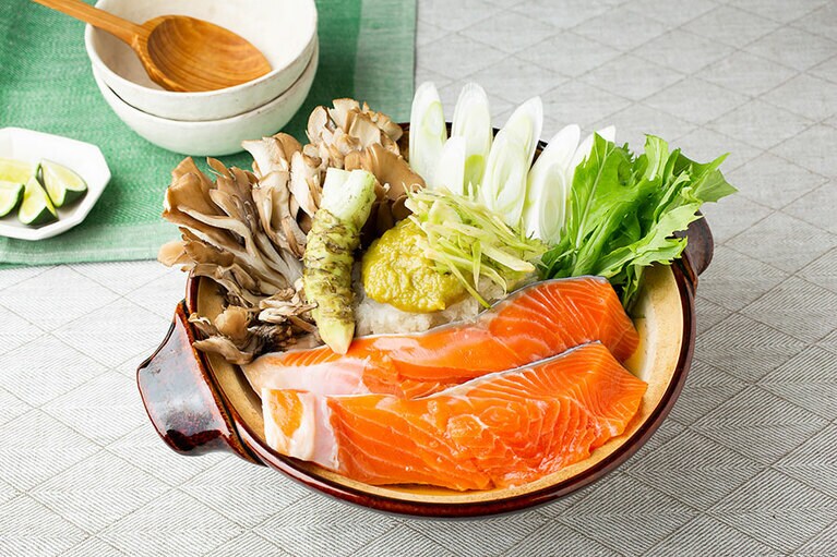 生わさびは、口の中がスッキリ！　秋の食材と合うこと間違いなし。