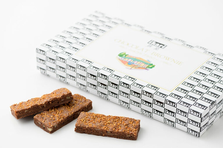 芦屋いかり ショコラブラウニー1,019円(8個入)。