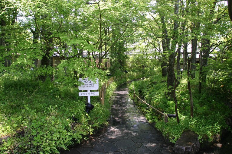 由布院玉の湯［大分／由布院温泉］エントランス。