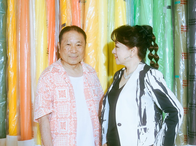左：近田春夫さん、右：ジュディ・オングさん。