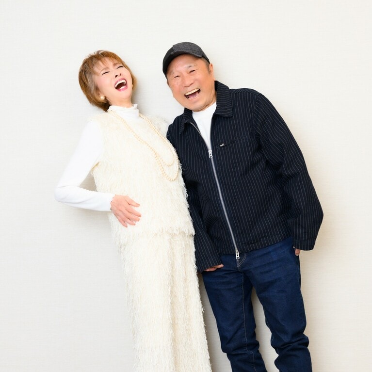 小柳ルミ子さんと近田春夫さん。