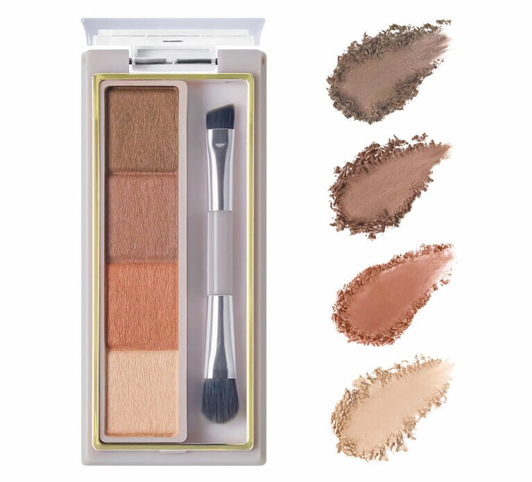 一番人気のＥＰ01　スプリングモカ。気持ち赤みの混じったモカブラウンやブラウンベージュが、甘い雰囲気に仕上げる。