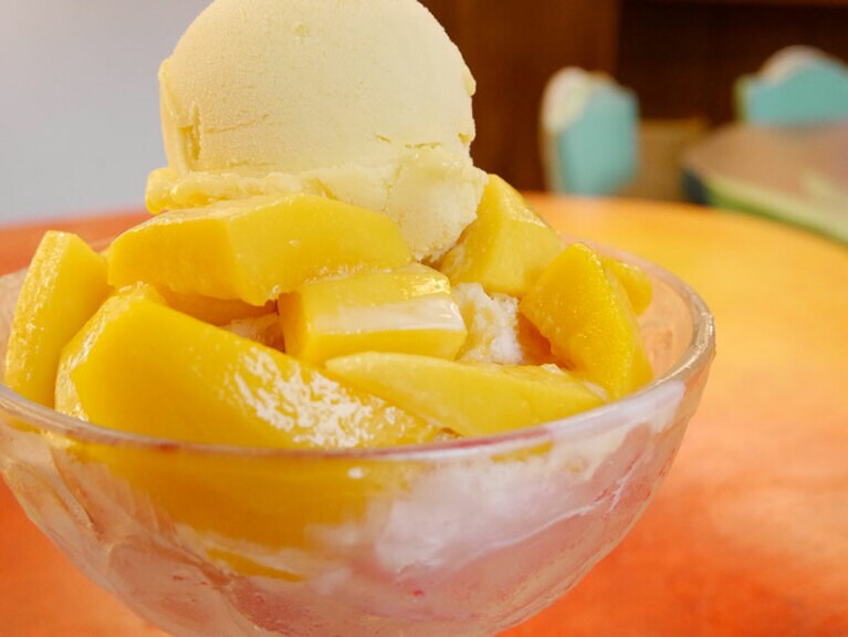 クオリティの高いマンゴーを味わえる「芒果抱抱」。