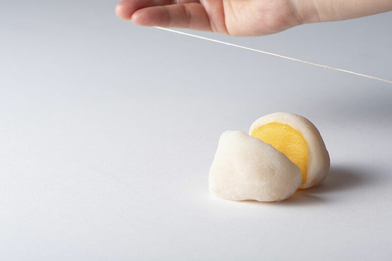商品を買うとついてくる「餅切り糸」で簡単にインスタ映えを作っちゃおう！
