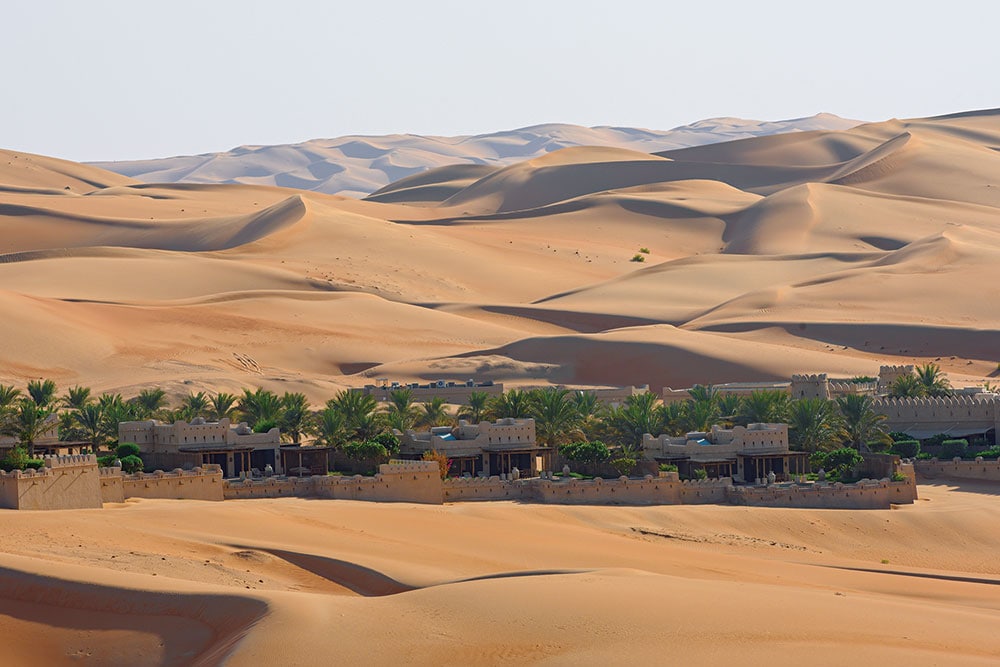 世界最大級のルブ・アル・カリ砂漠はアラビア半島4カ国にまたがる。