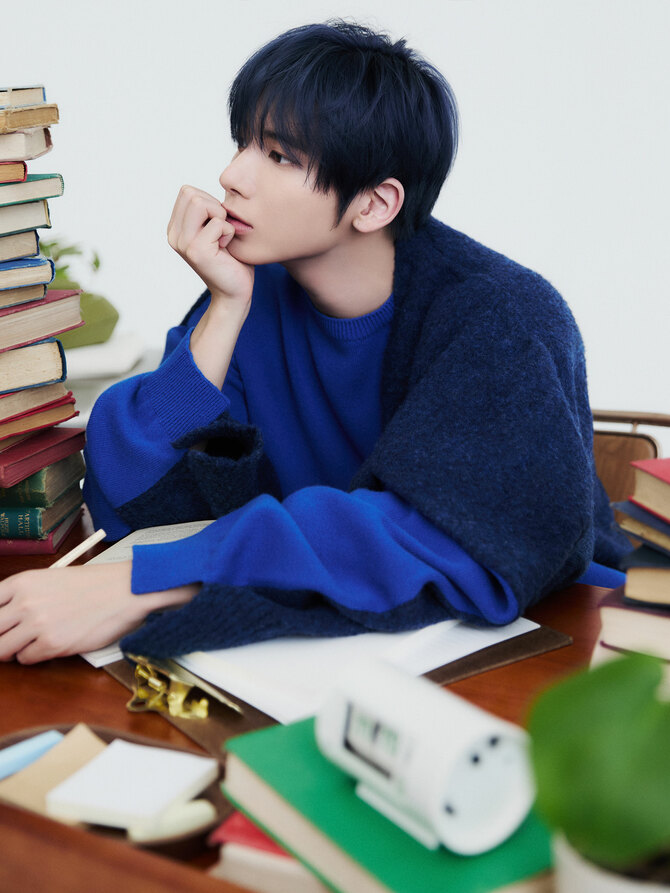 TOMORROW X TOGETHERのTAEHYUNさん(撮影:Lee Sang Hun)